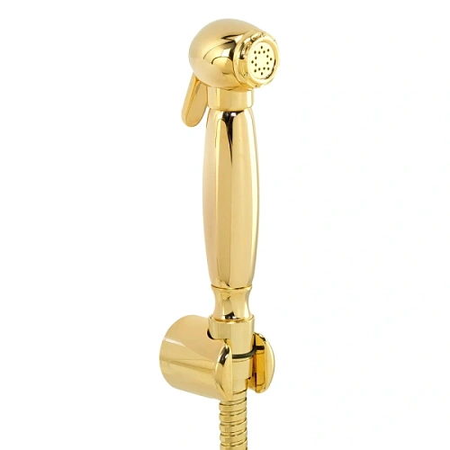 Гигиенический душ с держателем и шлангом Migliore Karina золото - фото 3