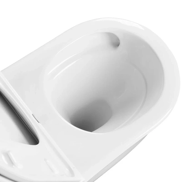 Унитаз подвесной Акватек Лея безободковый AQ1199T-00 (детальная фотография), без бачка, со скрытым бачком