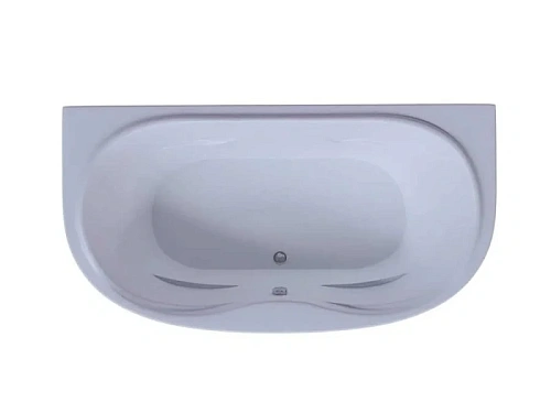 Ванна акриловая Акватек Мелисса 180x95 см с фронтальным экраном, вклеенный каркас - фото 1