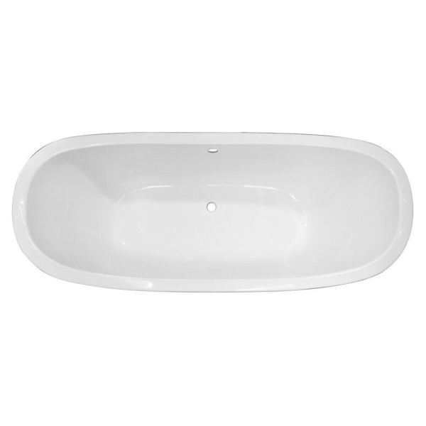 Ванна из литьевого мрамора Эстет Скарлетт 180x77 см белая глянцевая ФР-00001245 (детальная фотография), ретро, в классическом стиле, прованс