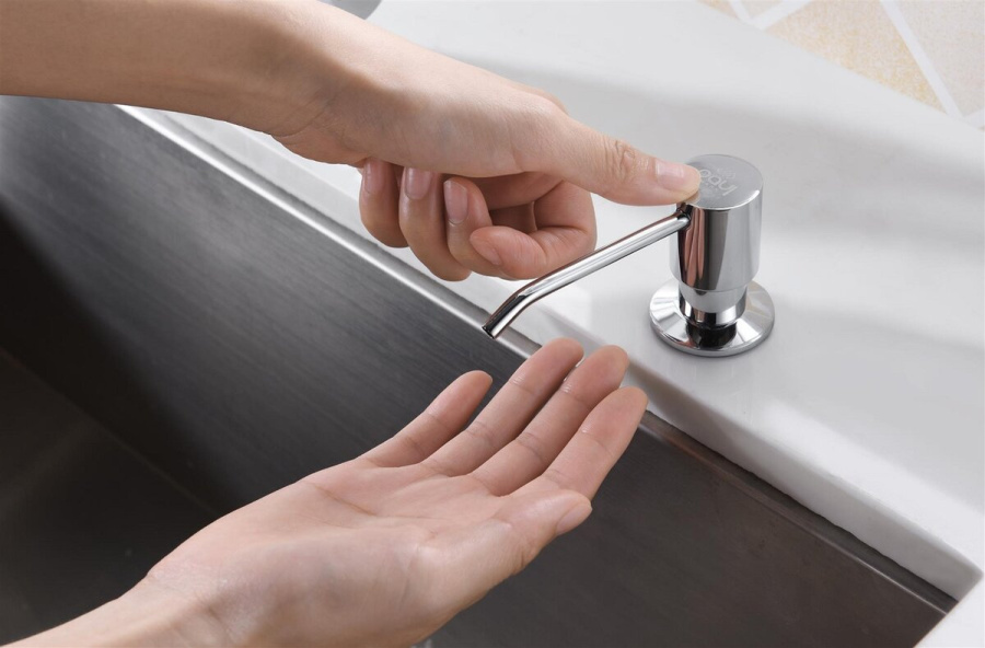 Дозатор Paulmark Rein хром D002-CR (детальная фотография) index_1