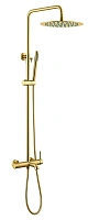 Душевая стойка Boheme Uno золото матовое