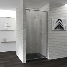 Душевая дверь, стекло шиншилла, RGW Passage