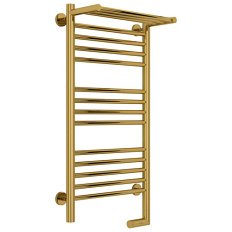 Полотенцесушитель электрический правый, с полкой цвет золото Сунержа Богема 2.0 800х400