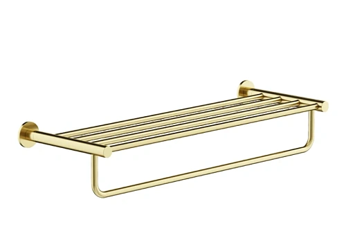 Полотенцедержатель Sancos Base брашированное золото - фото 3