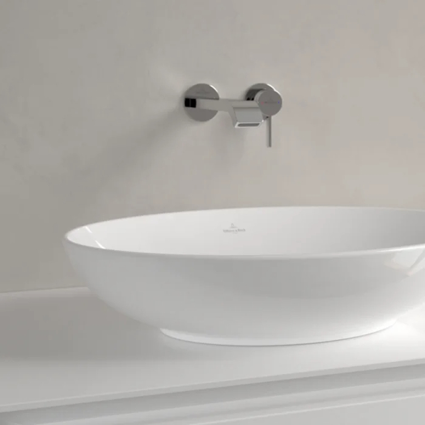 Раковина Villeroy & Boch Loop & Friends 56 см накладная 4A470001 (детальная фотография), керамические