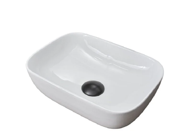 Раковина GID Geometrico N1334 36 см белая 51237 (детальная фотография)