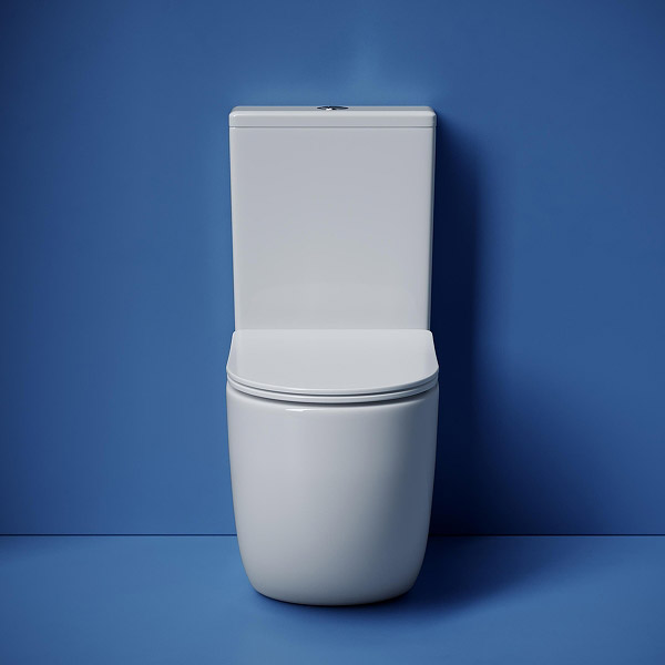 Унитаз компакт Ceramicanova Metropol CN4001T-B белый (детальная фотография), современные, hi-tech, круглые