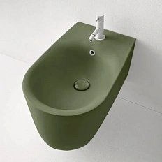 Биде подвесное Kerasan Nolita verde muschio