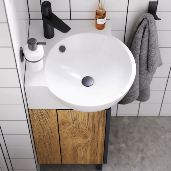 Раковина мебельная Aqwella Дельта 46 см угловая 4640021061435 (детальная фотография) index_1