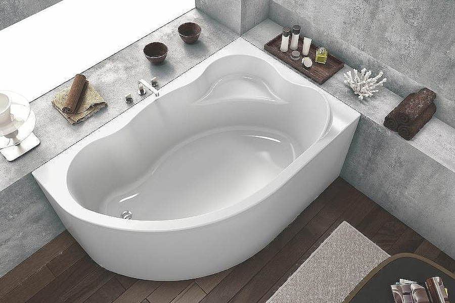 Акриловая ванна Kolpa San Amadis R 160х100 см, белая (детальная фотография), акриловые