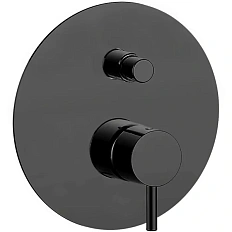 Смеситель для душа Cisal Less New черный матовый
