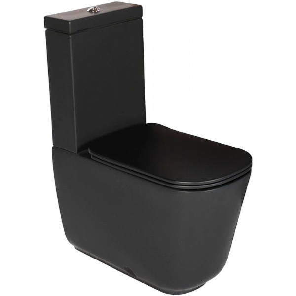 Унитаз компакт Kerasan Tribeca 511731 черный матовый (детальная фотография)