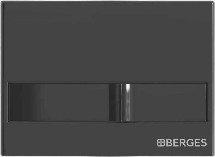 Унитаз с инсталляцией BERGES клавиша черный глянец 042454 (детальная фотография), нет в наличии index_1