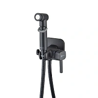 Гигиенический душ со смесителем Lemark Solo черный