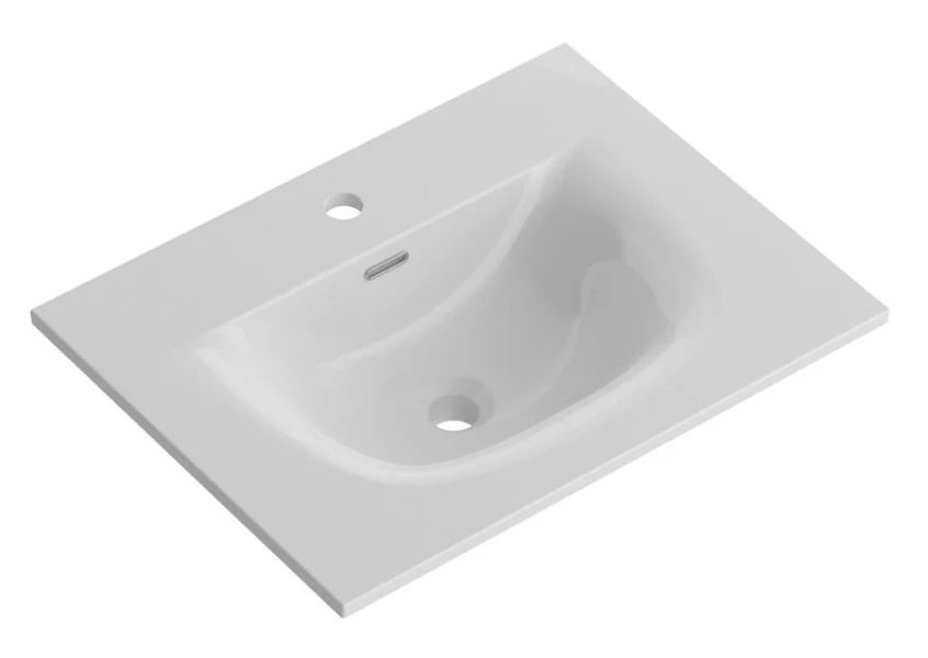 Раковина мебельная BelBagno 70 см белая BB-8099-3-70 (детальная фотография)