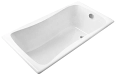 Ванна чугунная Jacob Delafon Bliss E6D902-0 170x75 см с антискользящим покрытием