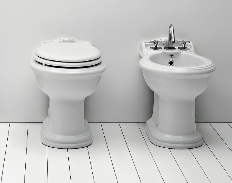 Унитаз с высоким бачком Azzurra Jubilaeum JUB110/P (детальная фотография), с высоким бачком