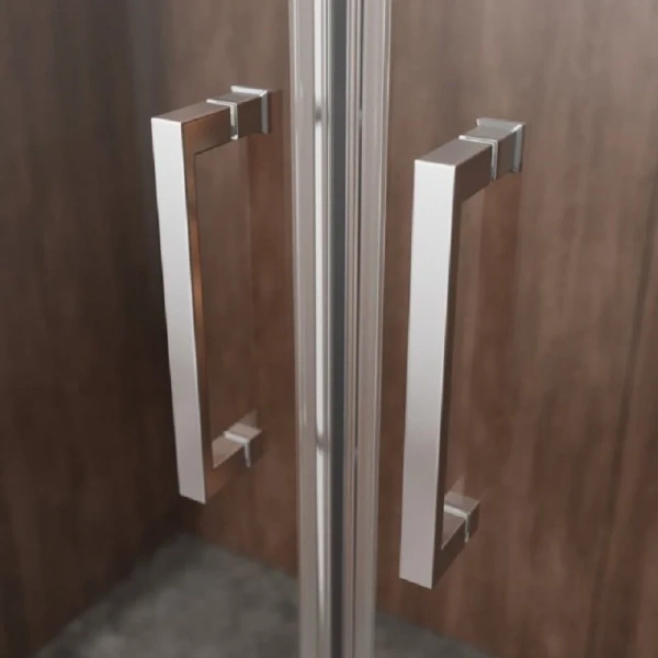 Душевой уголок Cezares Molveno 170х90 см стекло прозрачное профиль хром MOLVENO-AH-2/1-170/90-C-Cr-IV (детальная фотография), современные, hi-tech