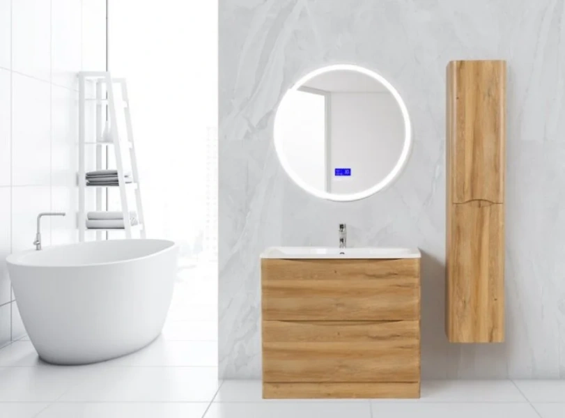 Тумба под раковину напольная BelBagno Acqua 100 см rovere rustico ACQUA-1000-2C-PIA-RR (детальная фотография), современная, hi-tech, лофт