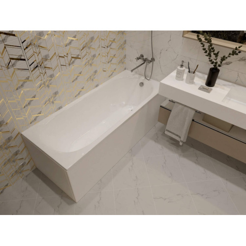 Ванна акриловая Акватек Оберон 170x70 см без каркаса OBR170-0000165 (детальная фотография)