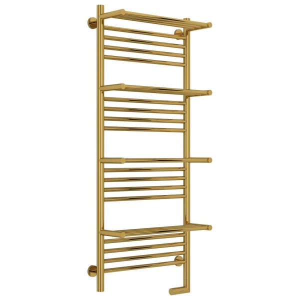 Полотенцесушитель электрический, четыре полки Сунержа Богема 2.0 1200х500 (детальная фотография), хром, матовый хром, бронза, золото, белыe, другие, черный