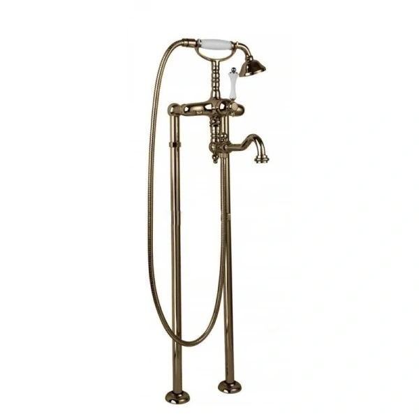 Смеситель для ванны Cezares Margot бронза, напольный MARGOT-VDPS2-02-M (детальная фотография)