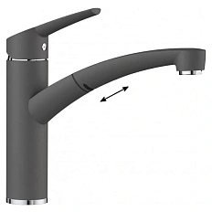 Смеситель для кухни темная скала Blanco Nea-S