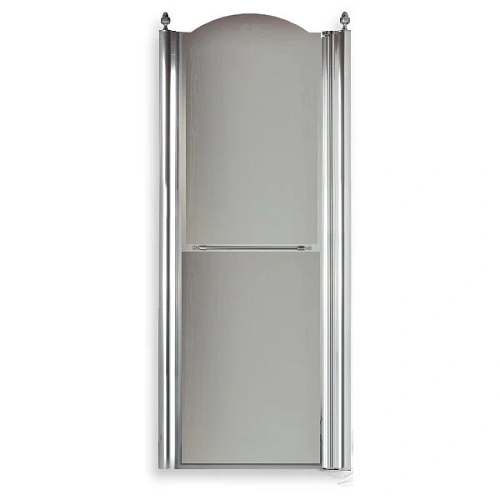 Душевая дверь в нишу Migliore Diadema 80 см профиль хром стекло матовое правая - фото 7