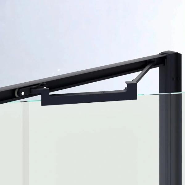 Душевая дверь в нишу RGW Stilvoll SV-05B 80 см профиль черный стекло прозрачное 70320508-14 (детальная фотография), 80 см