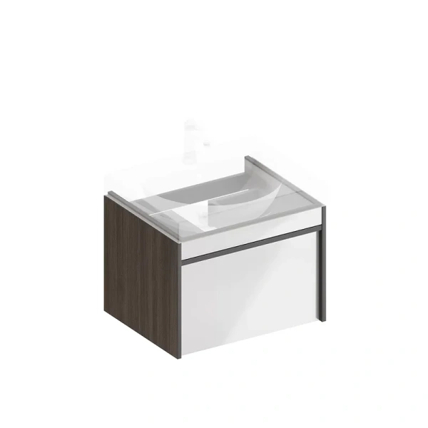 Тумба под раковину подвесная Kerama Marazzi Modula 60 см арабика MOD.60.1+1\AR (детальная фотография)