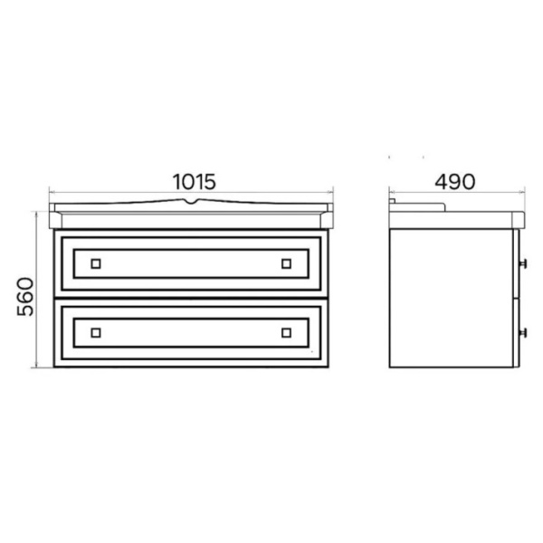 Схема (детальная фотография), подвесная, пристенная