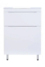 Тумба с раковиной напольная Style Line Бергамо СС-0000230 60 см с ящиками