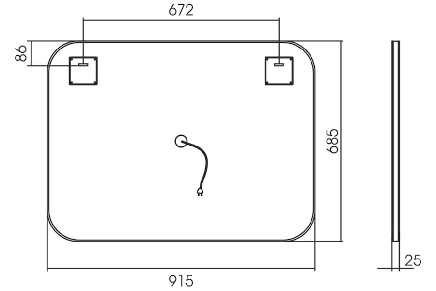 Схема (детальная фотография), прямоугольные
