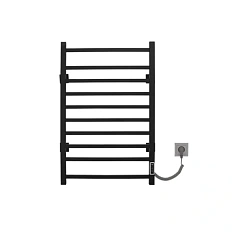 Полотенцесушитель электрический Vincea 80х53 матовый черный