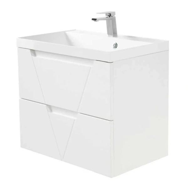 Тумба под раковину подвесная BelBagno Vittoria 70 см bianco opaco VITTORIA-700-2C-SO-BO-P (детальная фотография)