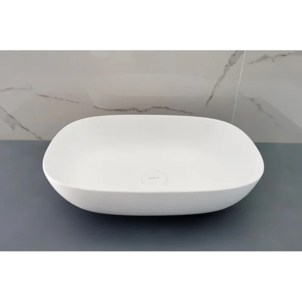 Раковина Abber Stein 51.5 см белая матовая AS2637 (детальная фотография), 50 см