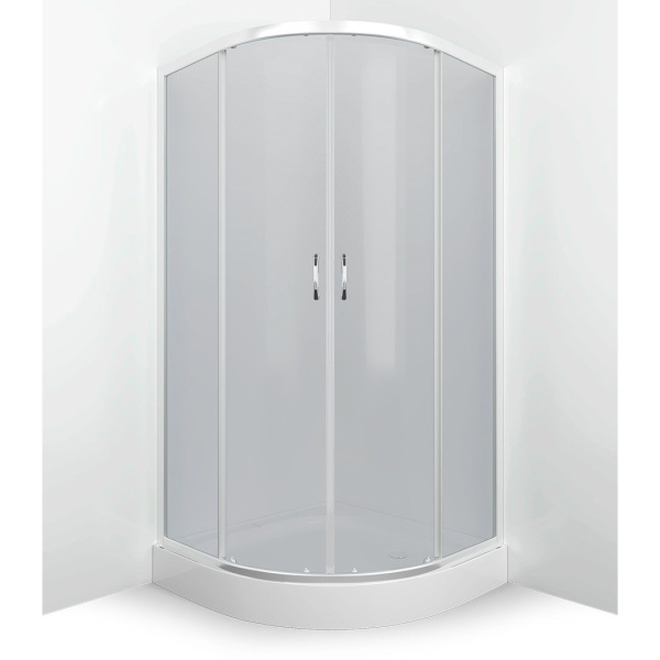 Душевой уголок Erlit Comfort ER0509 (детальная фотография), недорогие, стеклянные, угловые, c поддоном