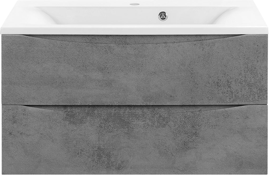 Тумба под раковину подвесная Vincea Mia 89 см Beton VMC-2MA900BT (детальная фотография)