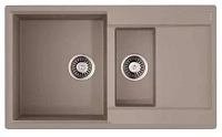 Мойка для кухни Omoikiri Daisen-86-2-SA 86 см бежевая
