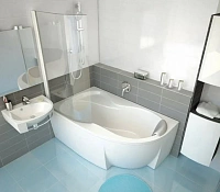 Ванна,цвет белый, левый вариант, Ravak Rosa 95 160-95 L C571000000