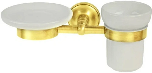 Держатель настенный Migliore Mirella золото - фото 7