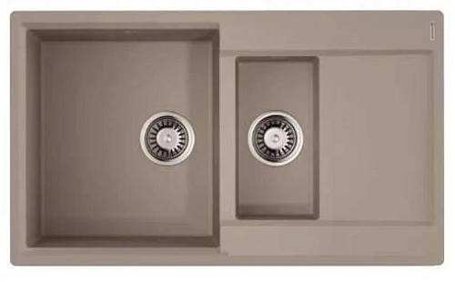Мойка для кухни Omoikiri Daisen-86-2-SA 86 см бежевая - фото 4