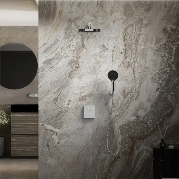 Душевой комплект Vincea Inspire VSFW-3I21T2 двухрежимный (детальная фотография), душевые комплекты, наборы