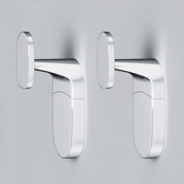 Крючок для ванной AM.PM X-Joy 2 шт, хром A84345500 (детальная фотография), настенные