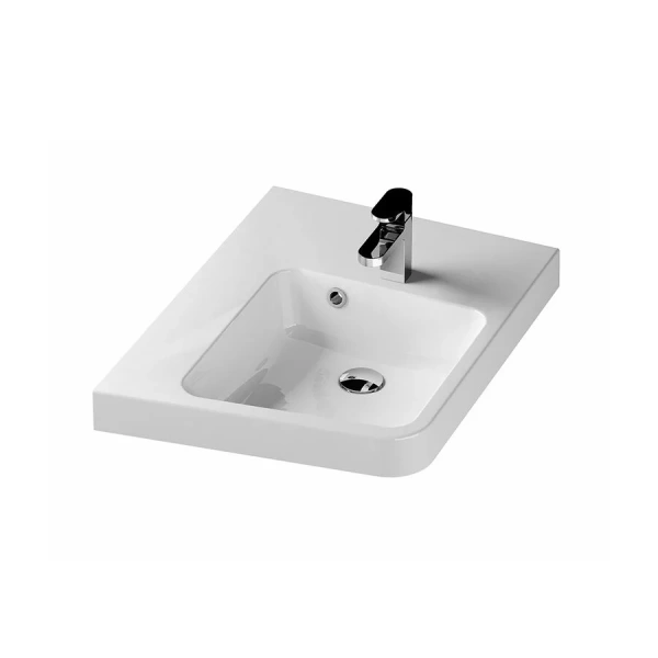 Раковина Ravak BeHappy II 1100001 50 см угловая (детальная фотография)