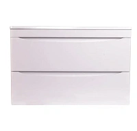 Тумба под раковину подвесная Style Line Бергамо 80 см белая