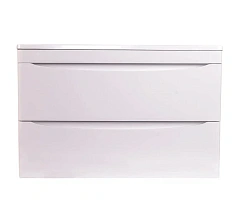 Тумба под раковину подвесная Style Line Бергамо 80 см белая