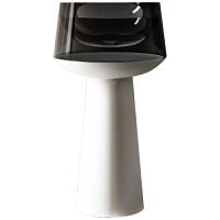 Раковина напольная Abber Kristall 50 см белая/черная