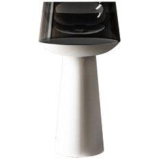 Раковина напольная Abber Kristall 50 см белая/черная